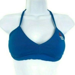 Reebok  Single Strap Cross Fit Sports Bra S Blue